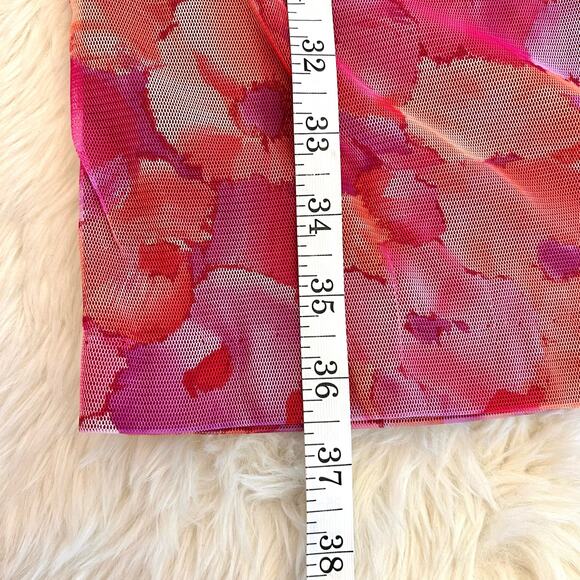 Ticci Tonetto Floral Barbie Bodycon Slip Dress Small - Picture 9 of 13